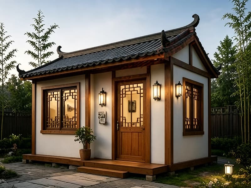 Maison de luxe en petits conteneurs sur mesure