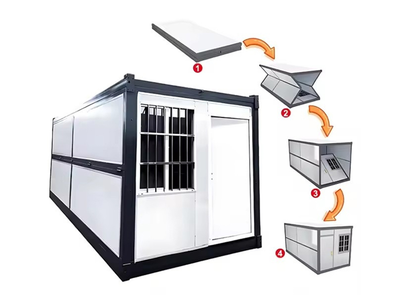 Maison de conteneur d'expédition pliable de type X
